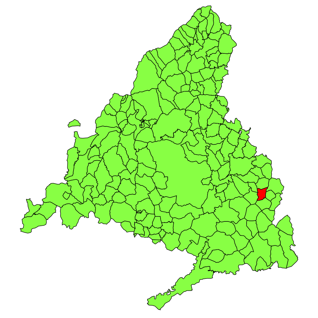 Mapa de la Comunidad de Madrid